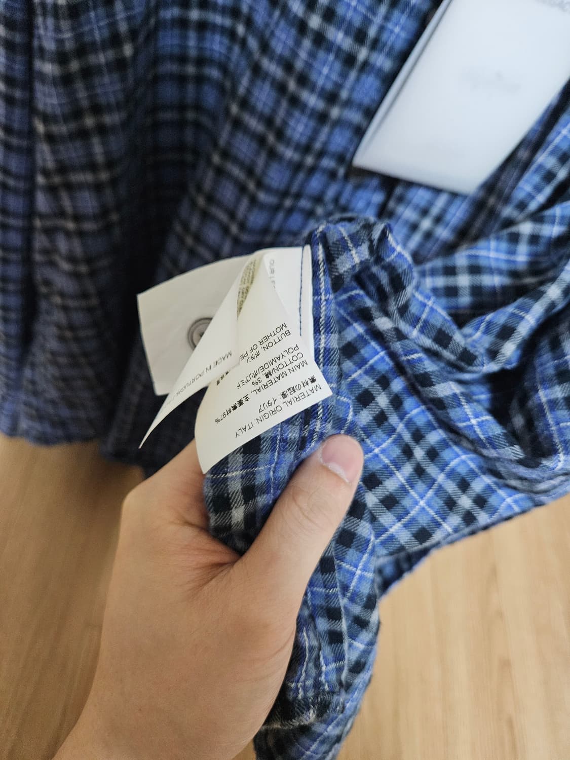 아워레가시 어보브 셔츠 캔트렐 체크 50 상품이미지4