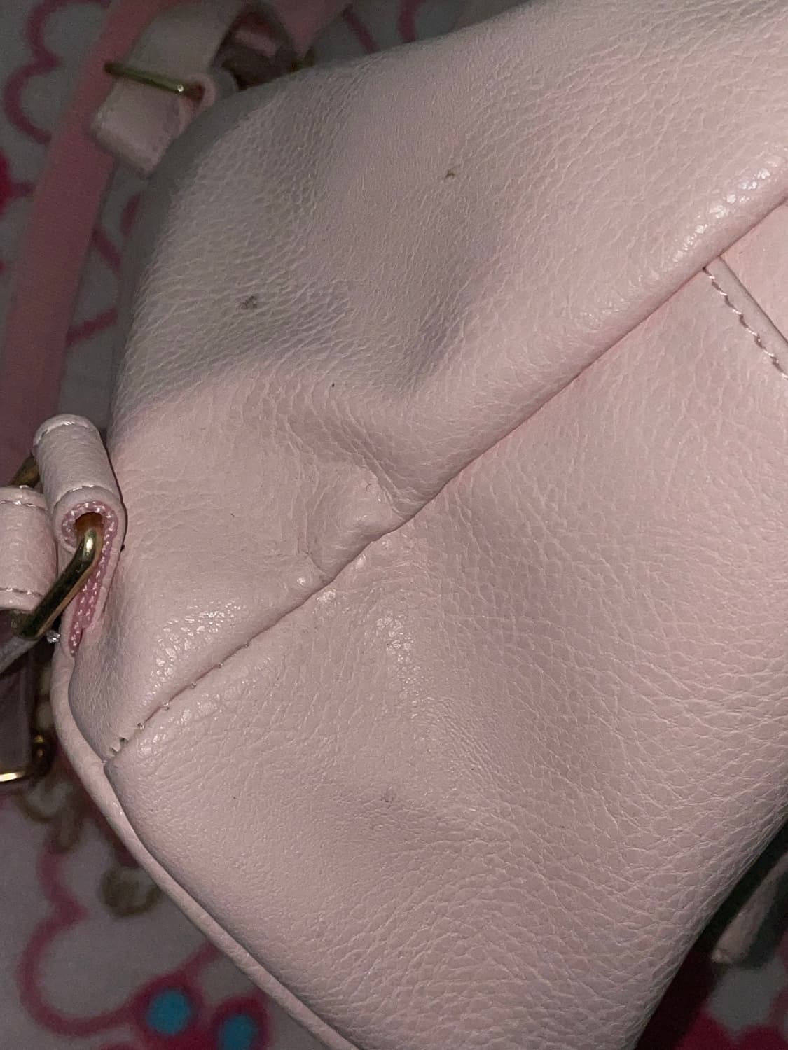 딸기우유 연핑크 갸루 핀터깔 백팩 가방 상품이미지6