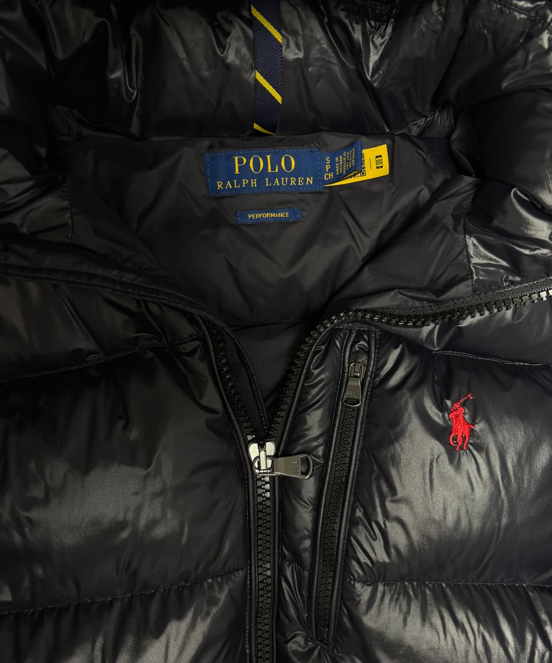 폴로 랄프로렌 유광 패딩 S (새상품급) 상품이미지3