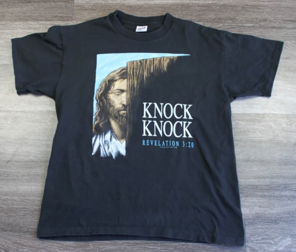 빈티지 Jesus Knock Knock 3:20 상품이미지2