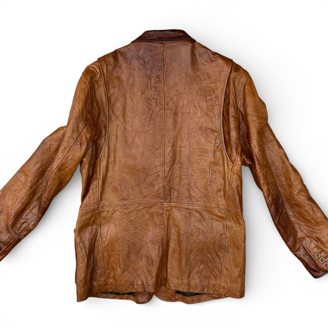 90's CP컴퍼니 램스킨 레더 자켓 상품이미지2