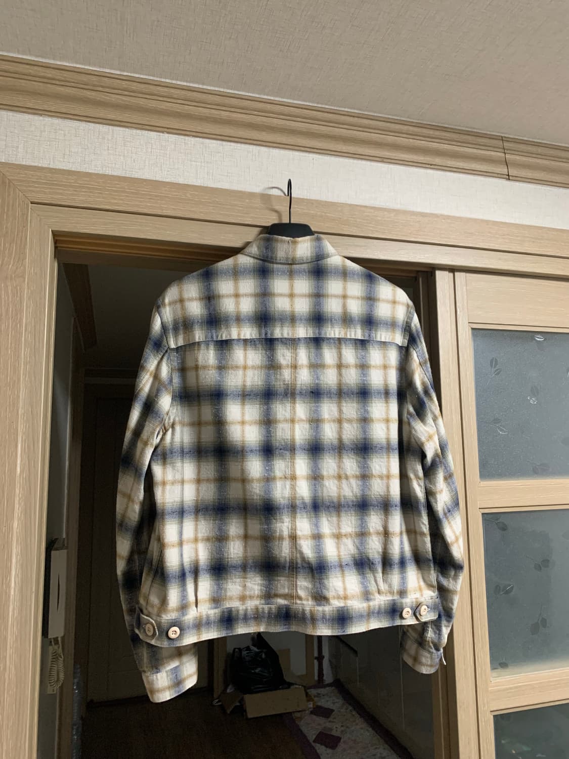 토니웩 Brushed-Effect Check Shirt Blouson 상품이미지2