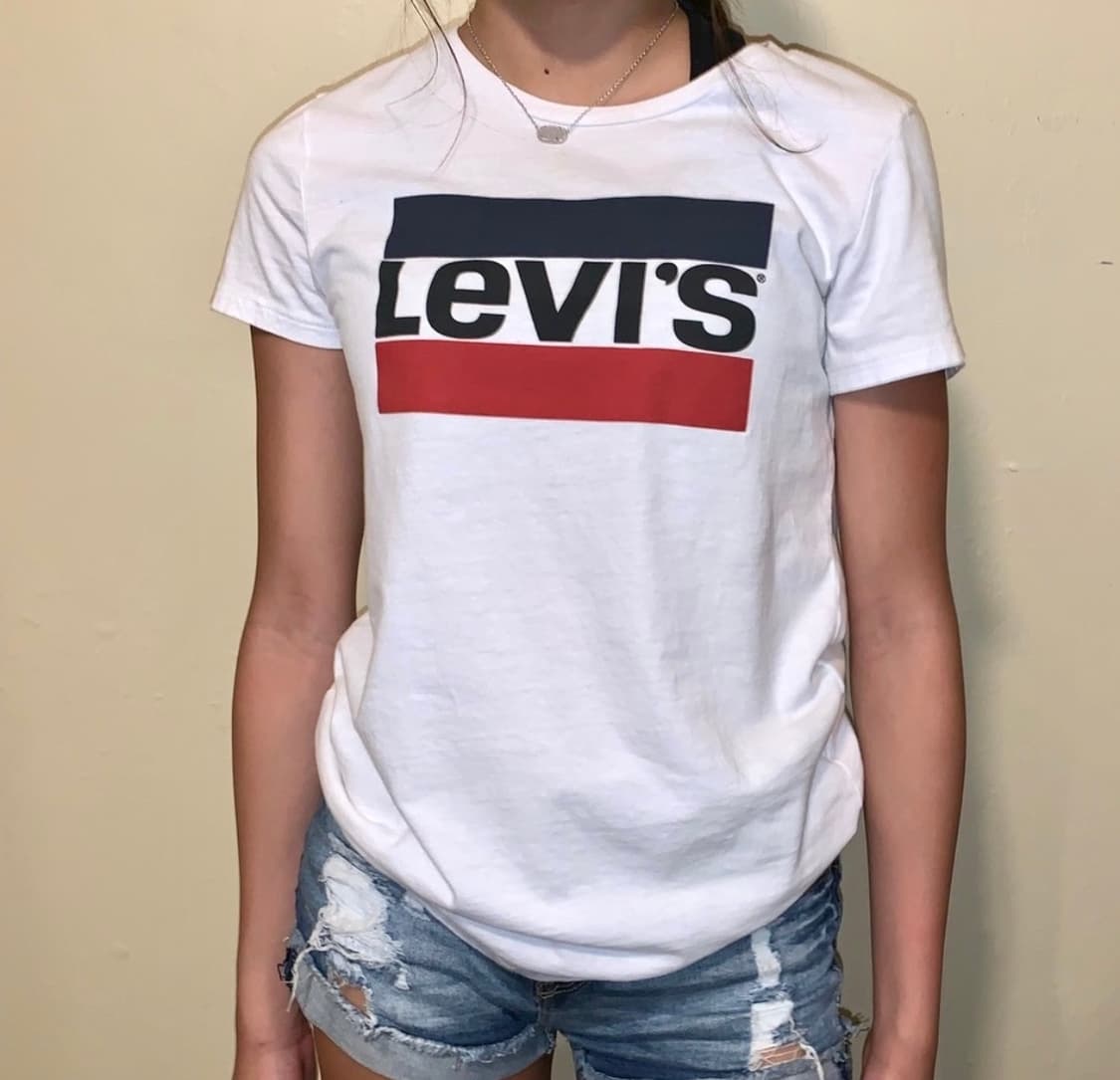 [미국구매] 리바이스 로고 반팔티셔츠 상품이미지1