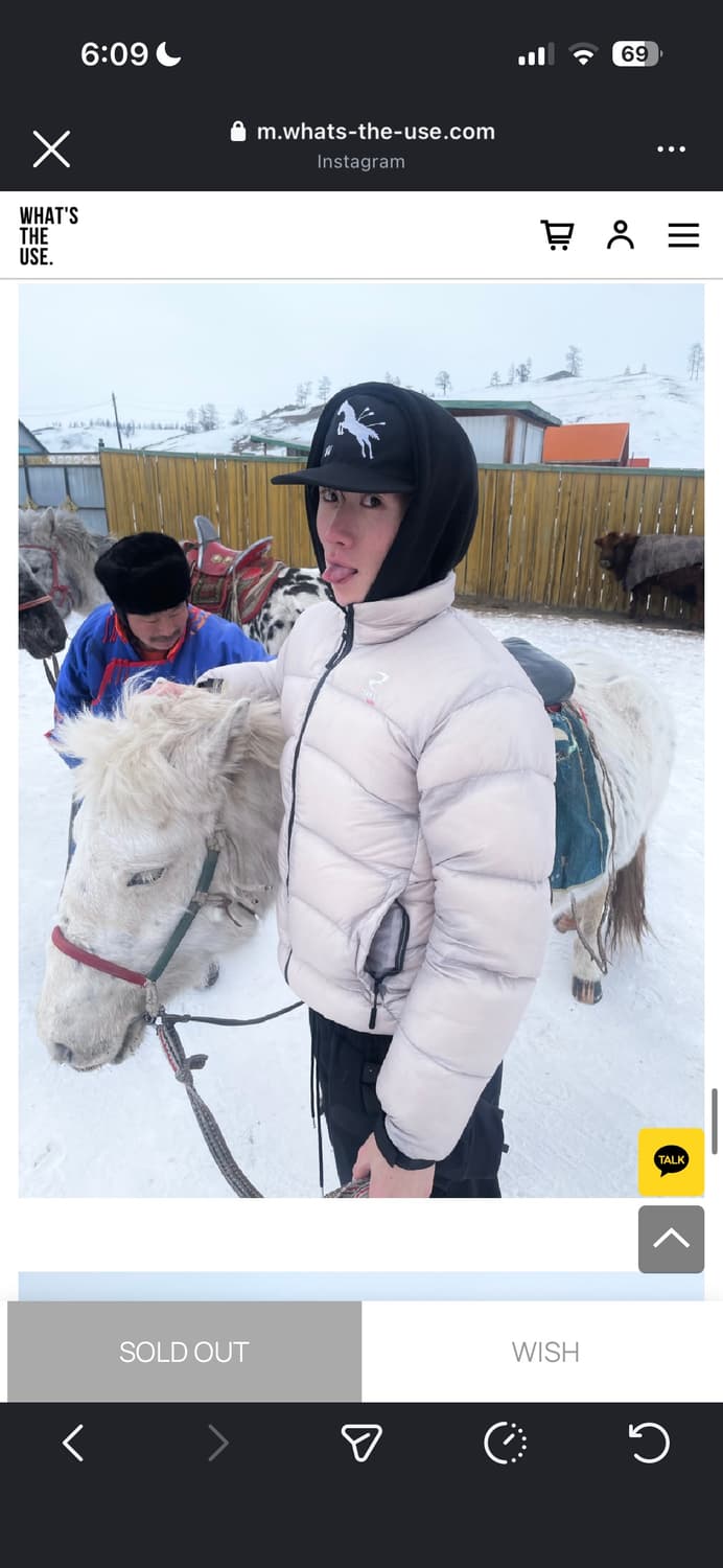 왓츠더유즈 팀유즈 덕다운 패딩 상품이미지2