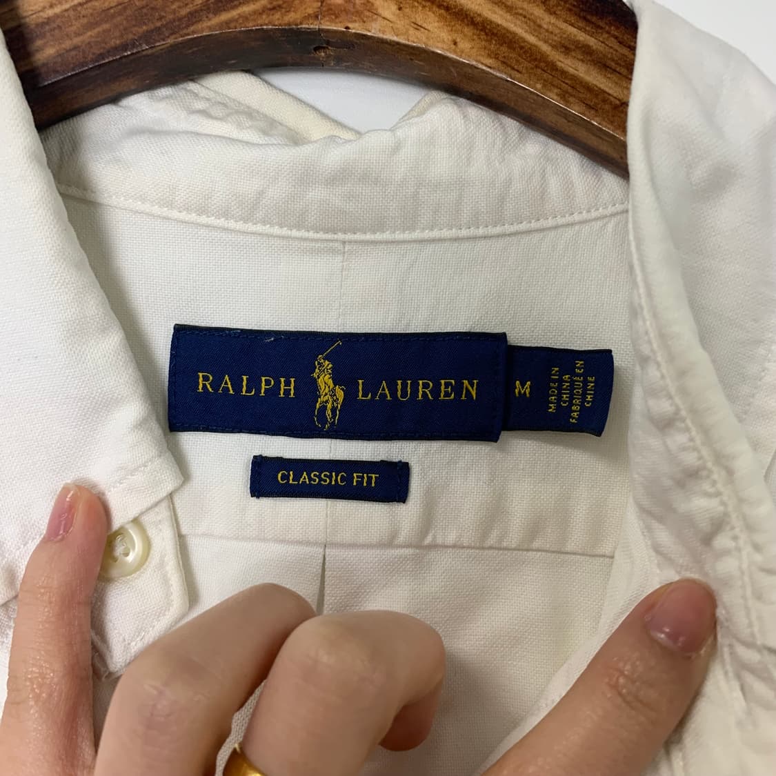 폴로 랄프로렌 화이트 옥스포드 셔츠 상품이미지6