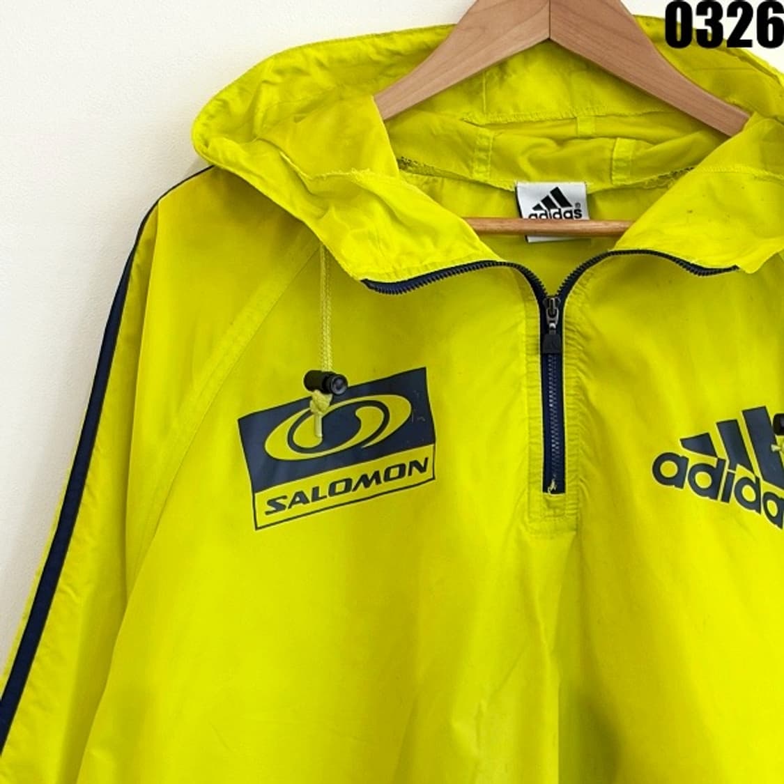 아디다스 빈티지 후드 아노락 바람막이 자켓 95 0326 상품이미지3