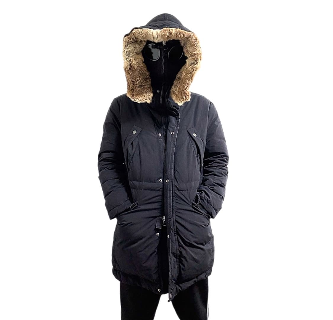 Cp컴퍼니 고글 토끼털 탈부착 노르지 덕다운 패딩 상품이미지2