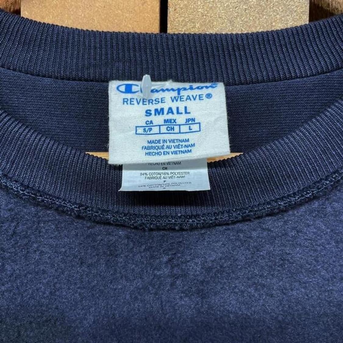 챔피온 블루택 인사이드 아웃 리버스위브 맨투맨 (M)  상품이미지4