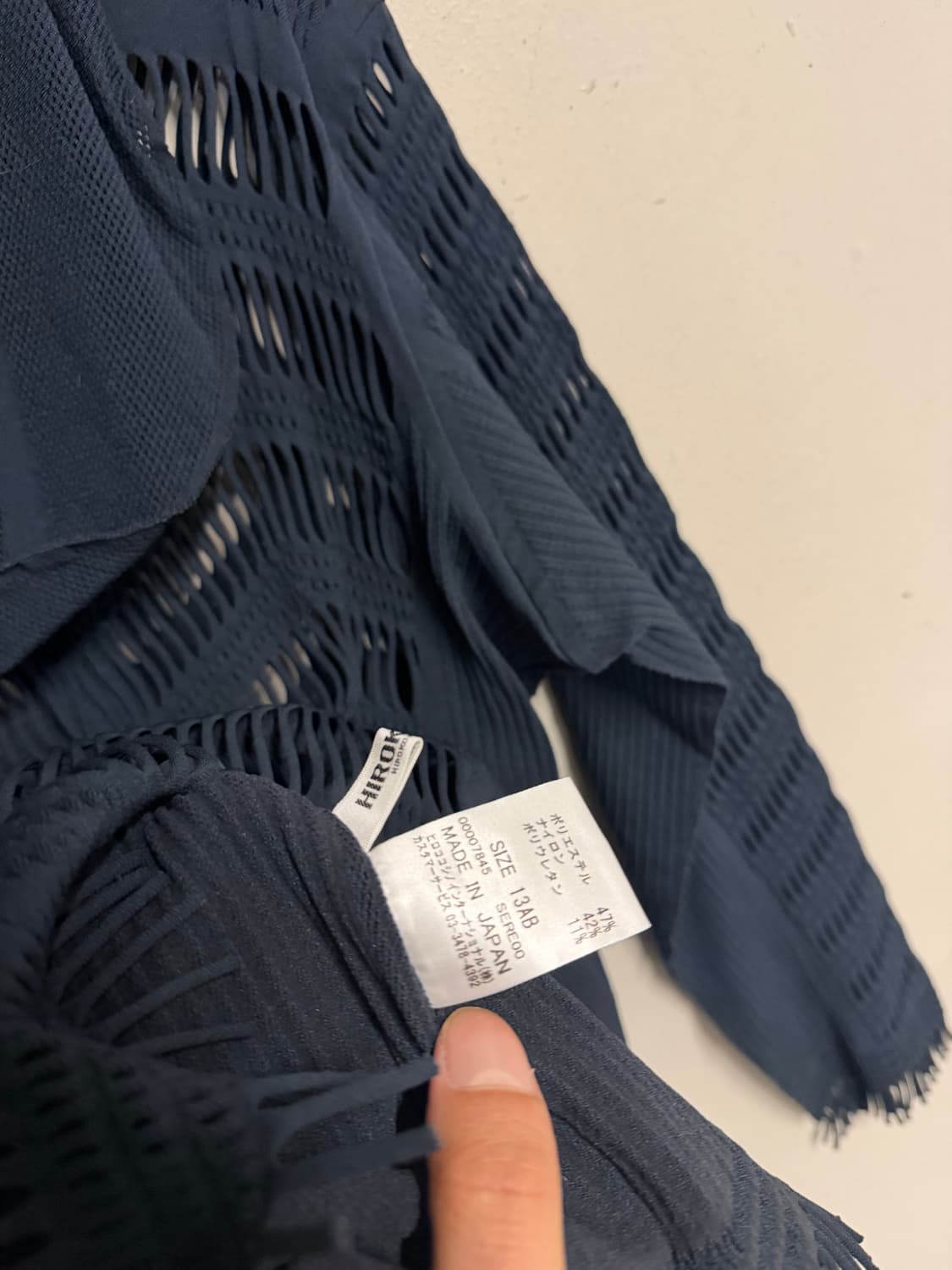 HIROKO KOSHINO Mesh Hooded Jacket 상품이미지6