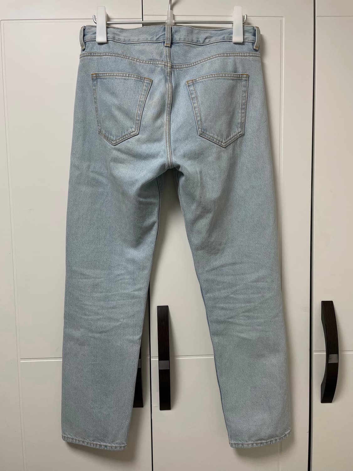 아르켓 남성 레귤러 크롭트 진 연청 29사이즈 상품이미지2