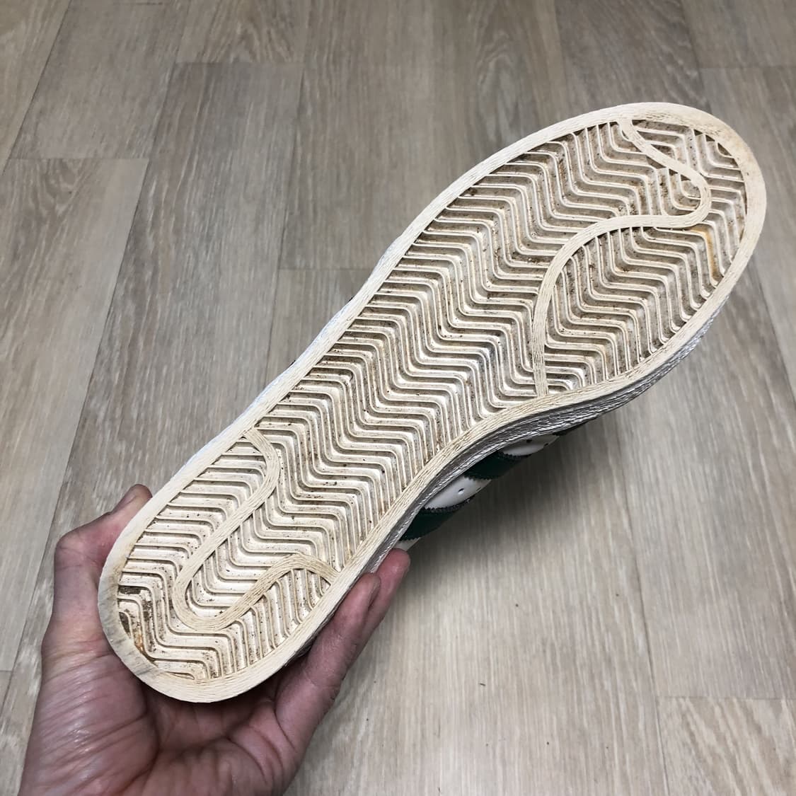 (270) 아디다스 adidas 슈퍼스타 82 화이트 그린 상품이미지8