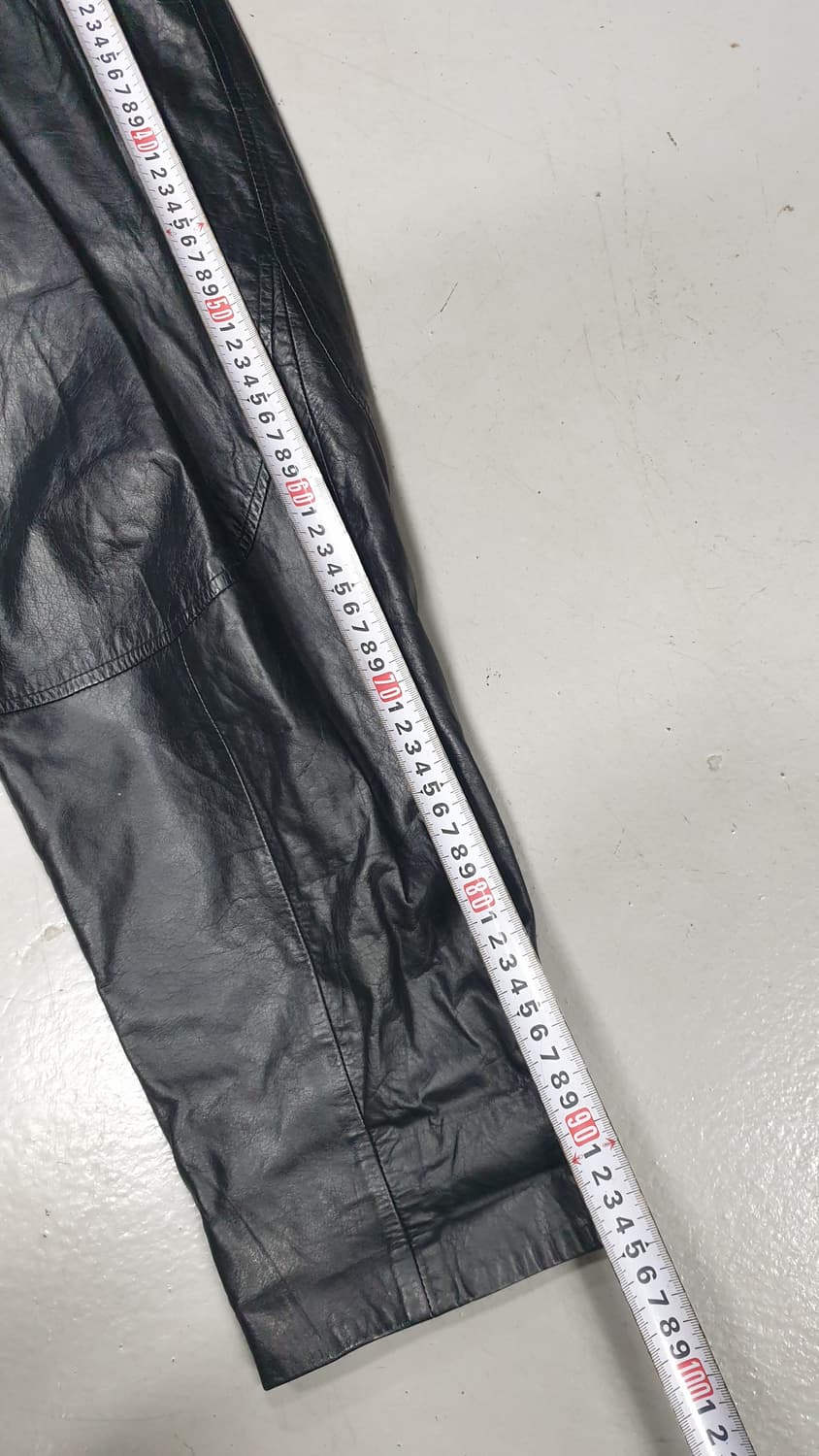 블랙 가죽 바지26~27 상품이미지4