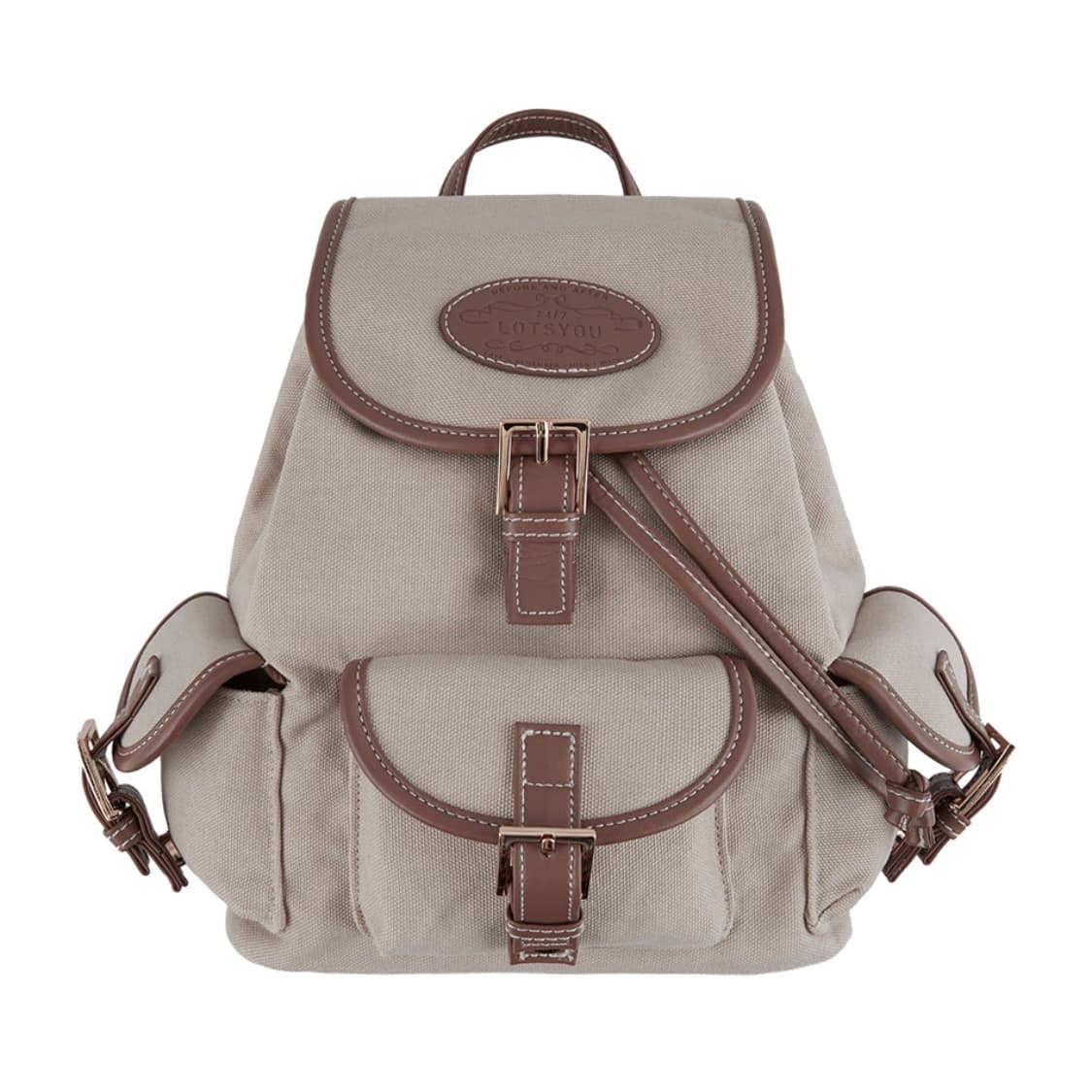 라츠유 노스탈지아 캔버스 백팩 상품이미지1