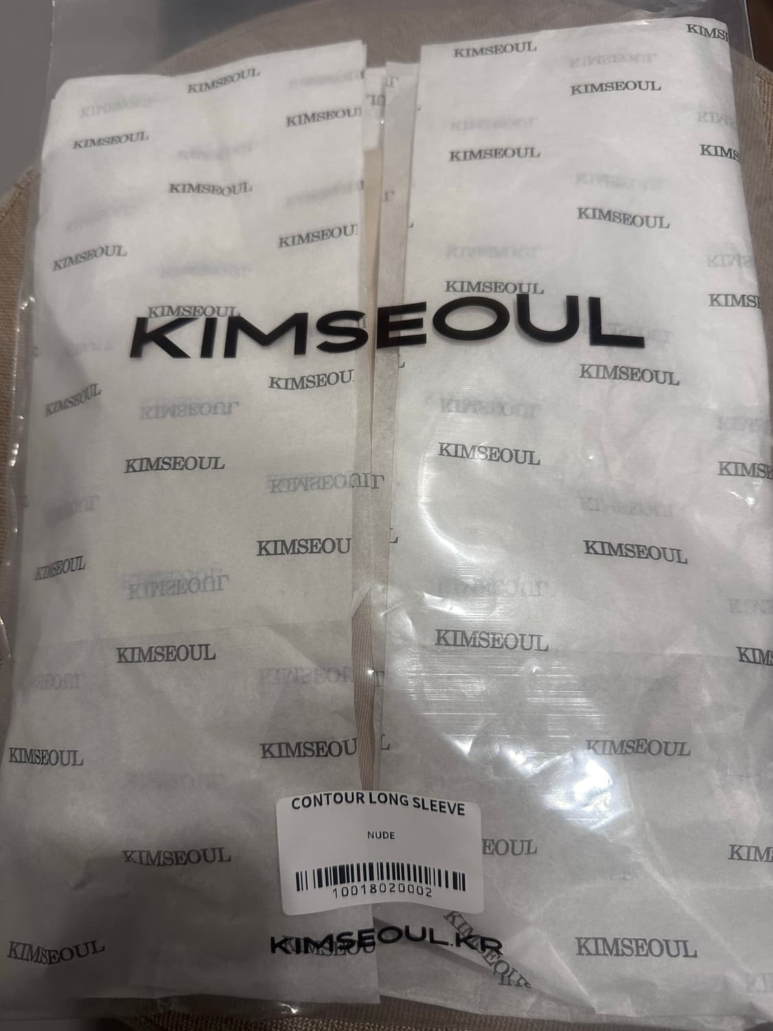 킴즈서울 CONTOUR LONG SLEEVE 누드색 상품이미지2