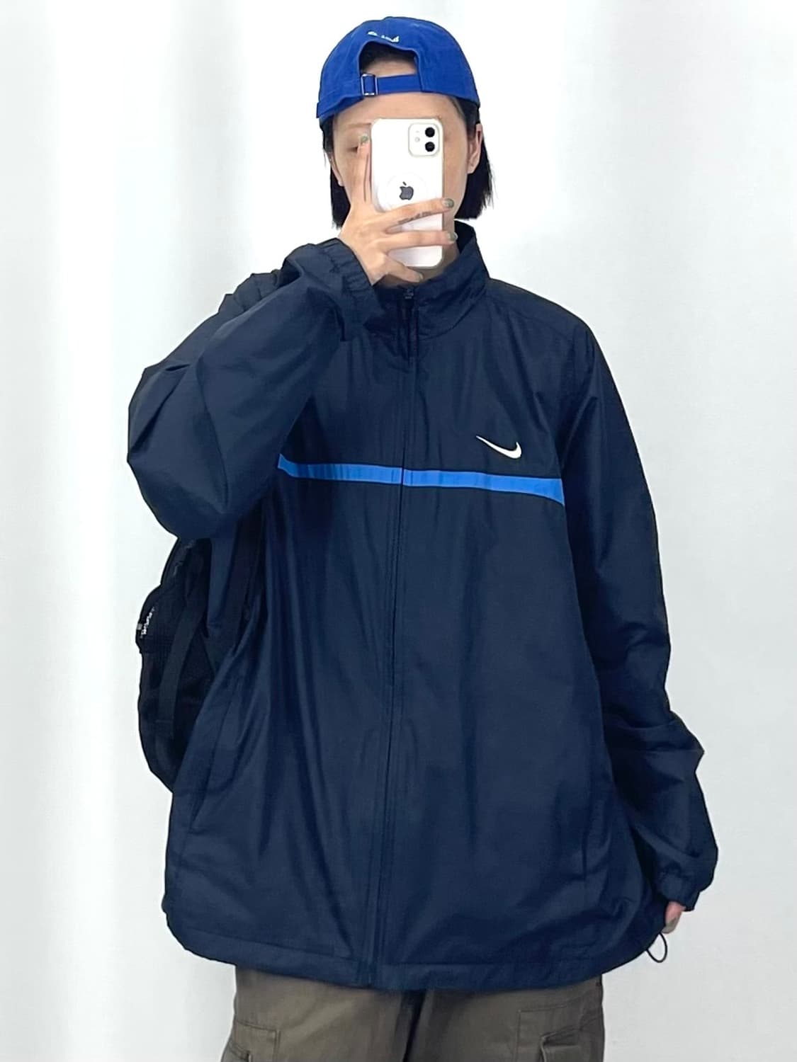  [2XL]나이키 네이비 바람막이 자켓   상품이미지2