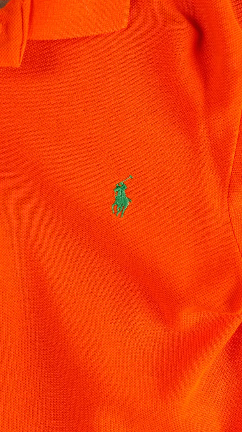 폴로랄프로렌 주황 반팔 카라티 상품이미지3