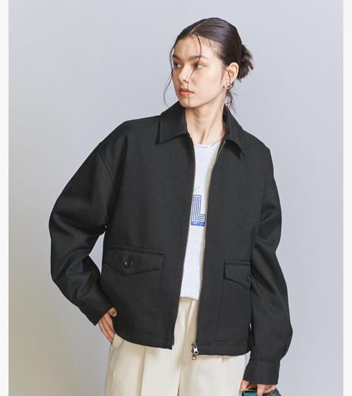 BEAUTY&YOUTH - 23SS TWEED ZIP BLOUSON 상품이미지4