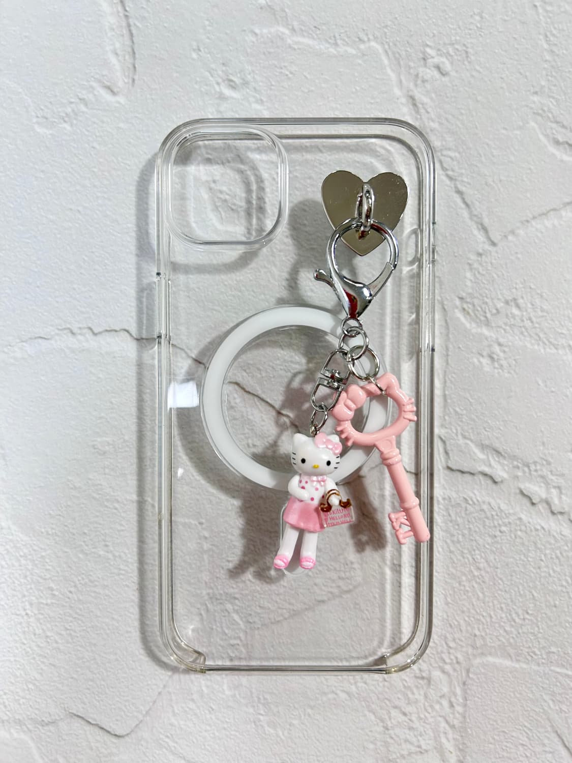 키티 커스텀키링 (핑크 / 레드 /아이보리 ver.) 상품이미지3