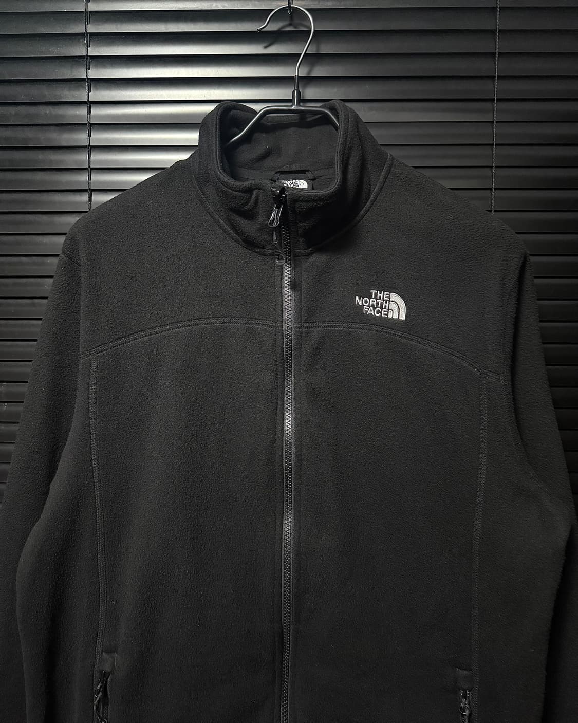 노스페이스 블랙 검정 후리스 플리스 집업 자켓 L 100 엄청 부드러움  상품이미지3