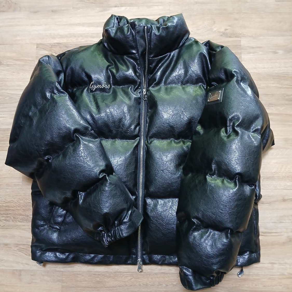 야차클럽 보겸 짐브로 레더 크롭 숏패딩 자켓 상품이미지10