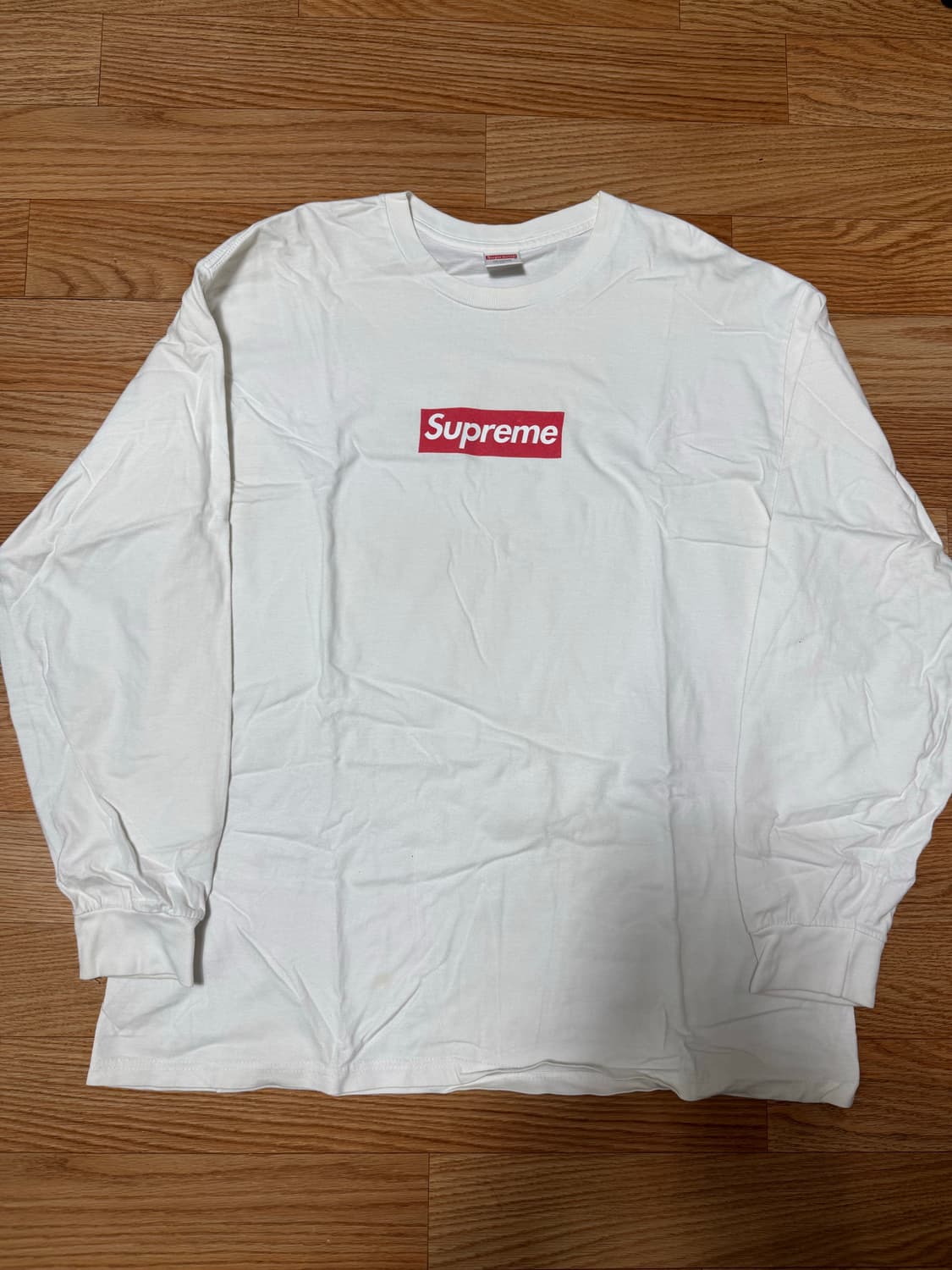 [XL] 슈프림 박스로고 롱슬리브 팝니다! 상품이미지1
