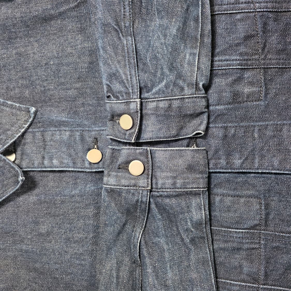 0770 플랙(plac)빈티지 데님 자켓 051t 린스드 공용 상품이미지5