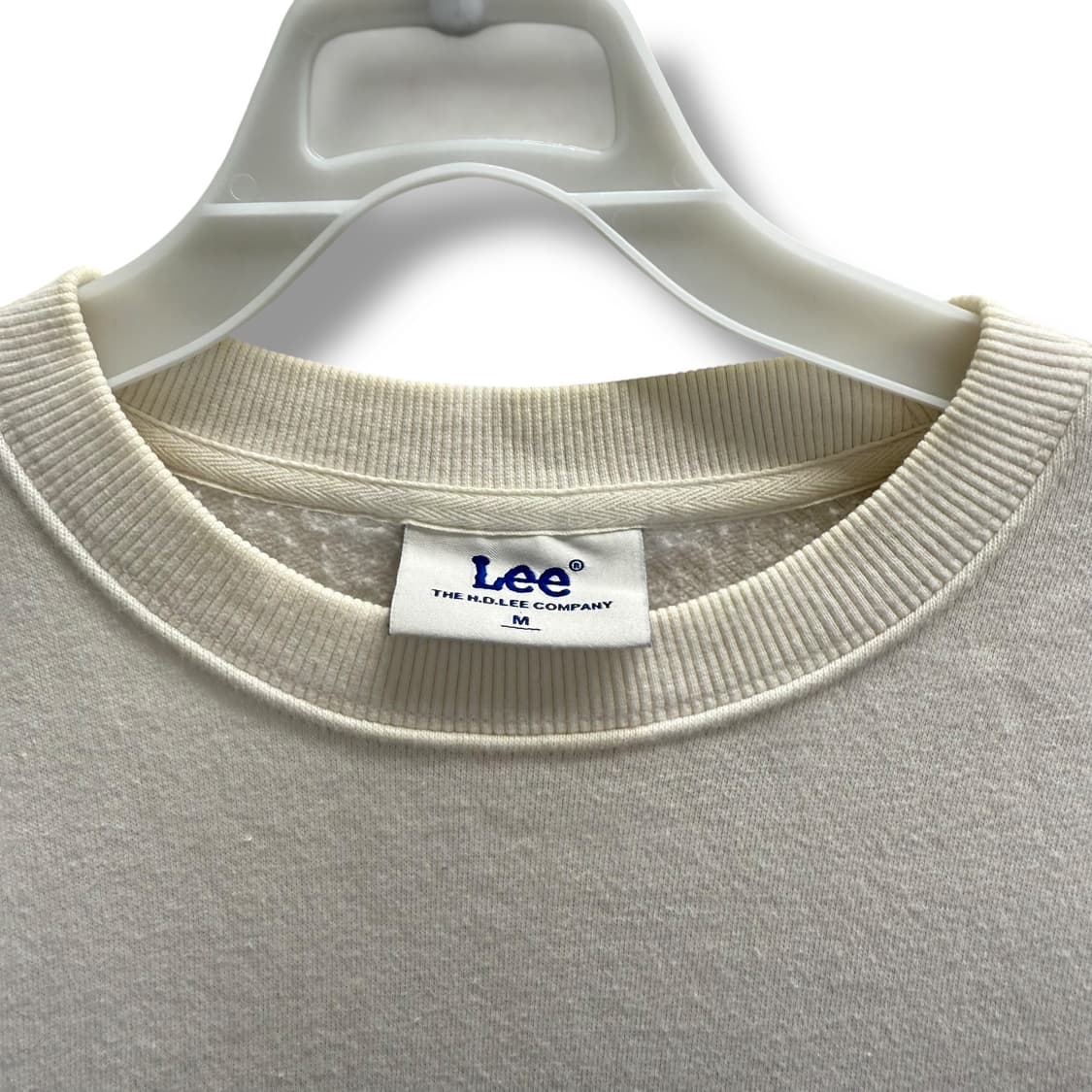 [M] lee 화이트 맨투맨 상품이미지5