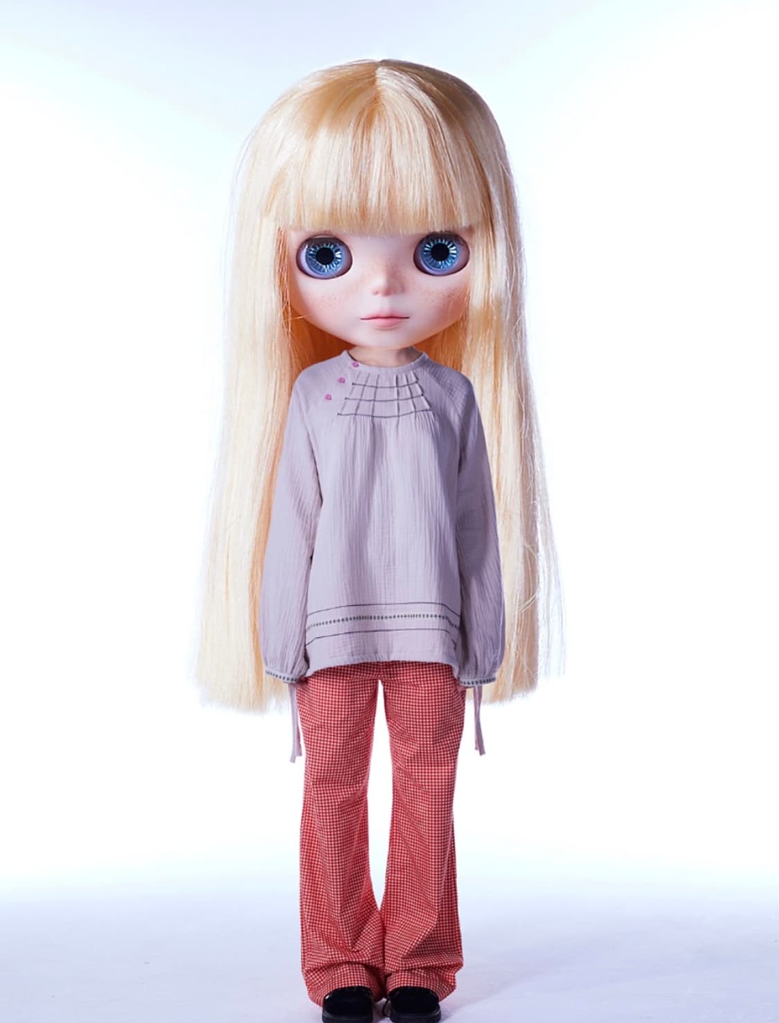 코이세이오 브라이스 지그재그 블라우스 아이보리 상품이미지2