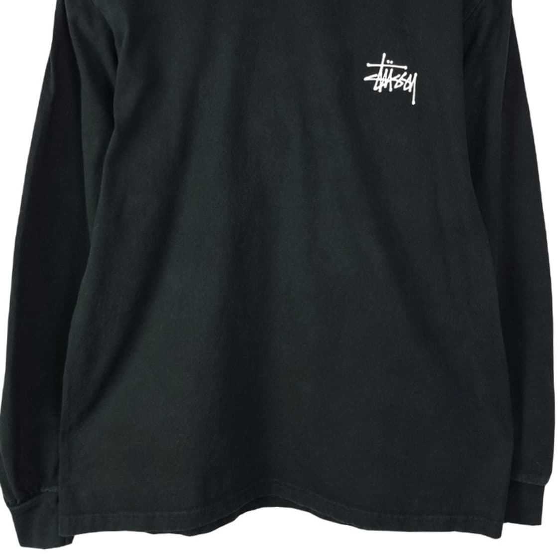 [스투시] 베이직 빅로고 프린팅 롱슬리브 긴팔티 블랙 P01632 상품이미지5