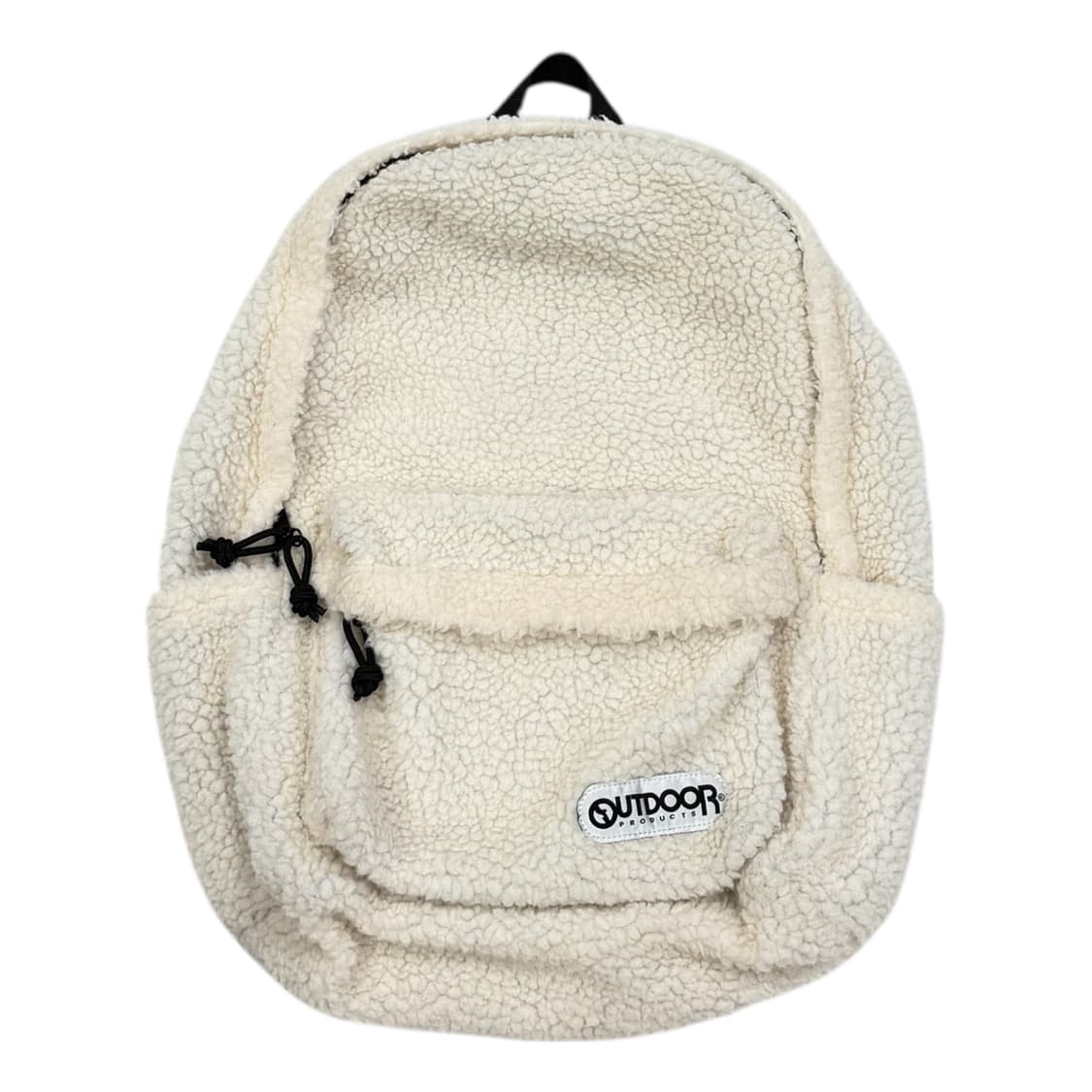아웃도어프로덕츠 보아 플리스 뽀글이 백팩 가방 아이보리 상품이미지1