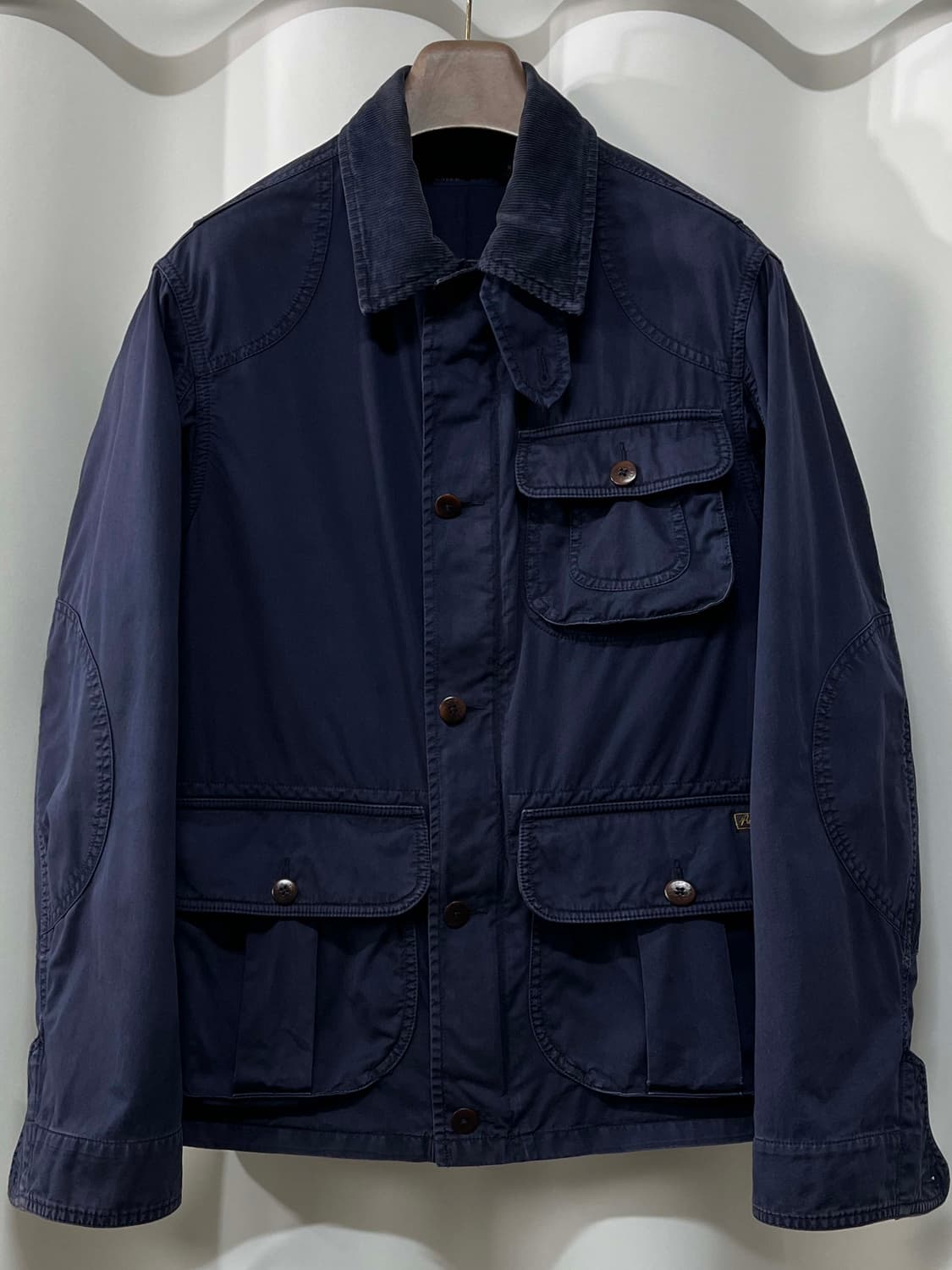 폴로 랄프로렌 퍼플네이비 hbt 모호크 코듀로이 헌팅 필드자켓 상품이미지1