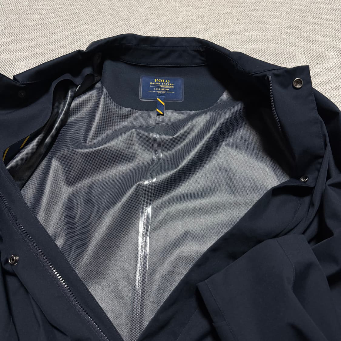 폴로 랄프로렌 네이비 트렌치 레인 코트 상품이미지9