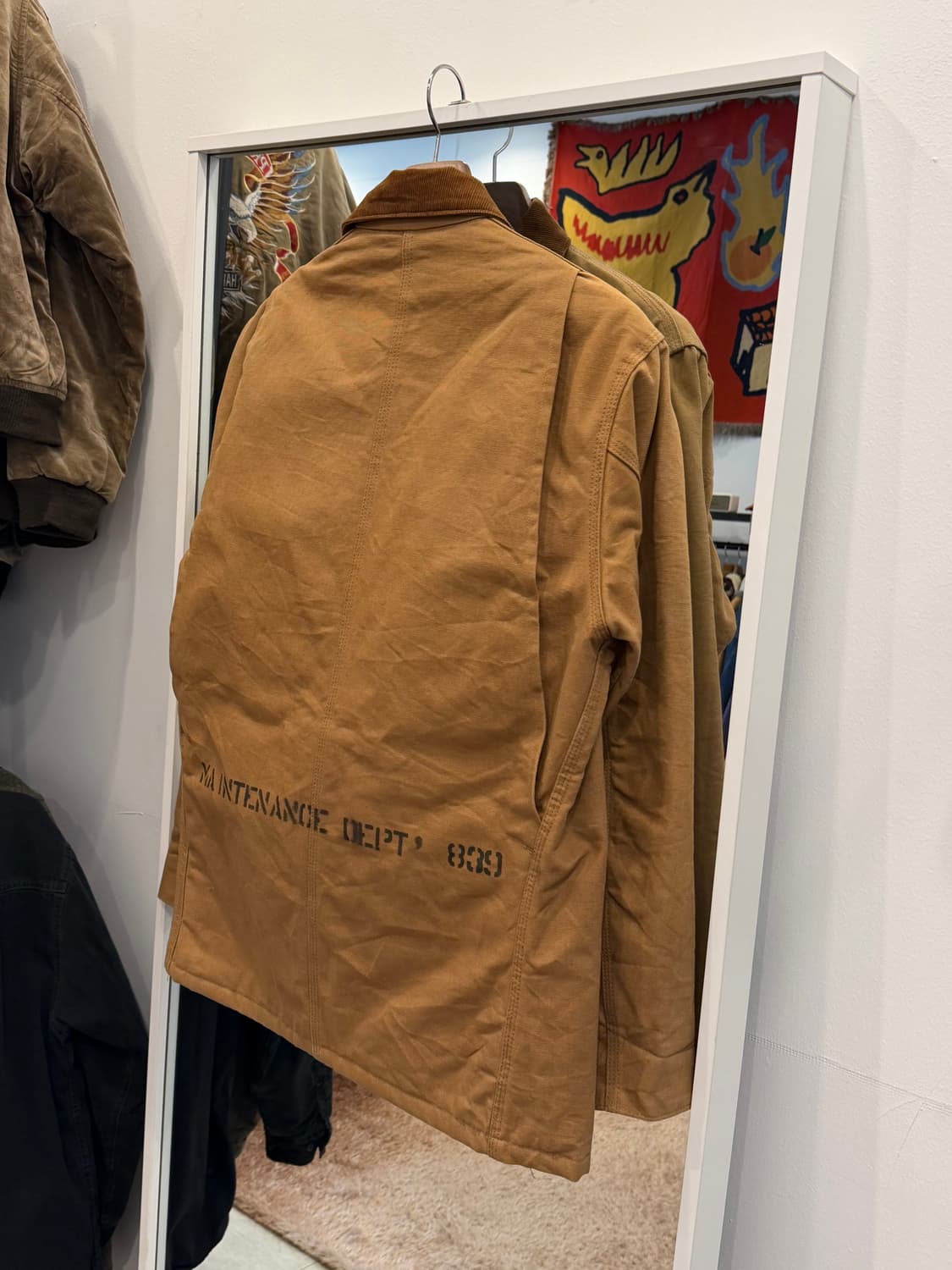 80-90s Carhartt 칼하트 덕 캔버스 초어 자켓 (USA) 상품이미지6