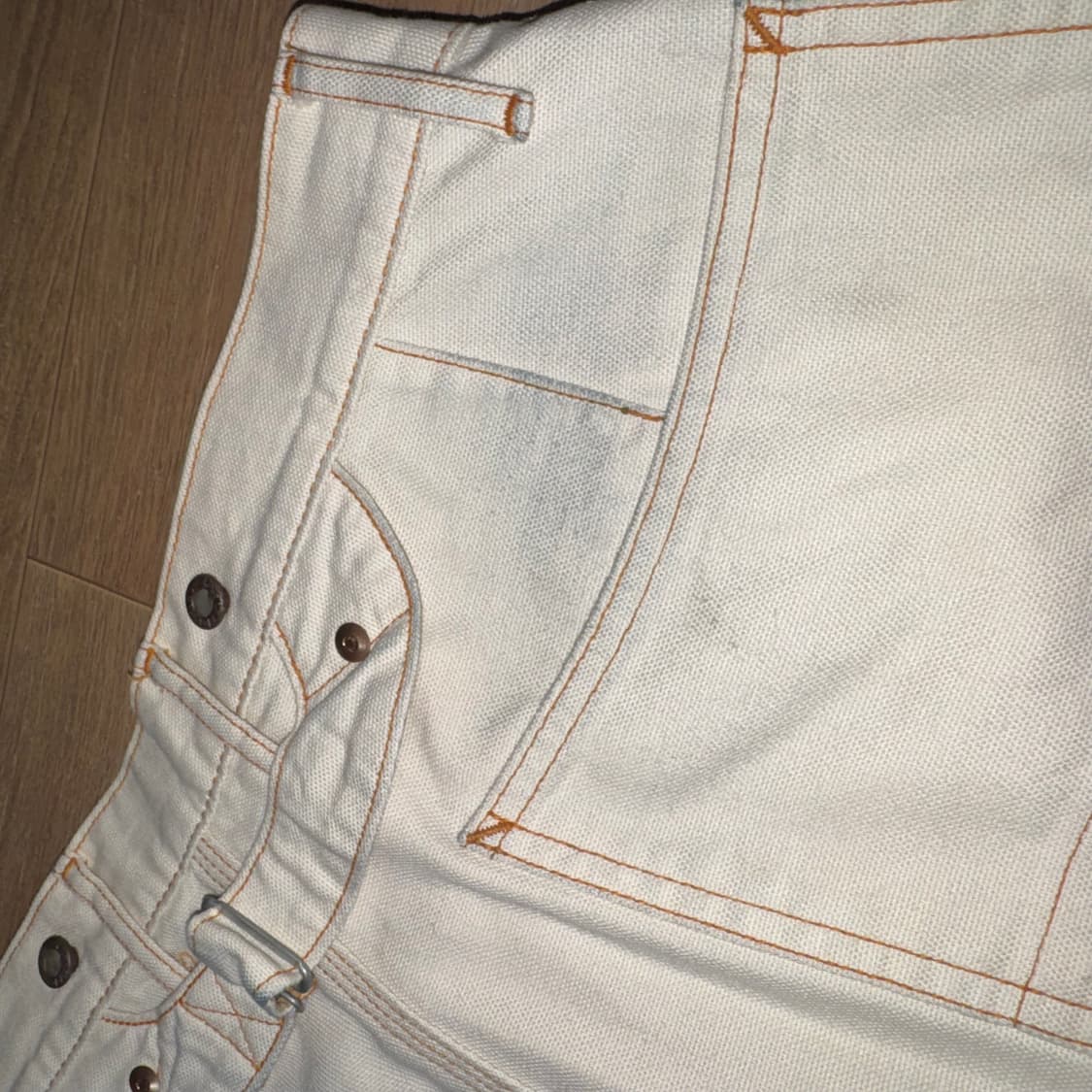 캐피탈 씬 캔버스 럼버 팬츠 키나리 1사이즈 상품이미지8