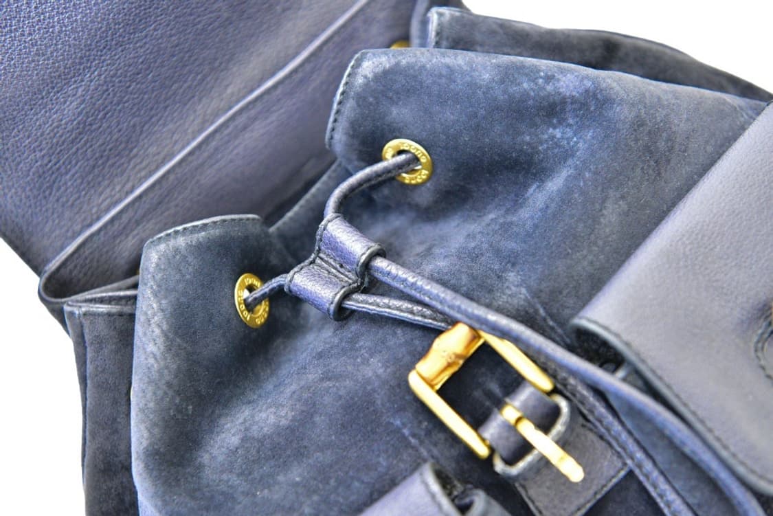 구찌 빈티지 뱀부 백팩 (정품) 상품이미지9