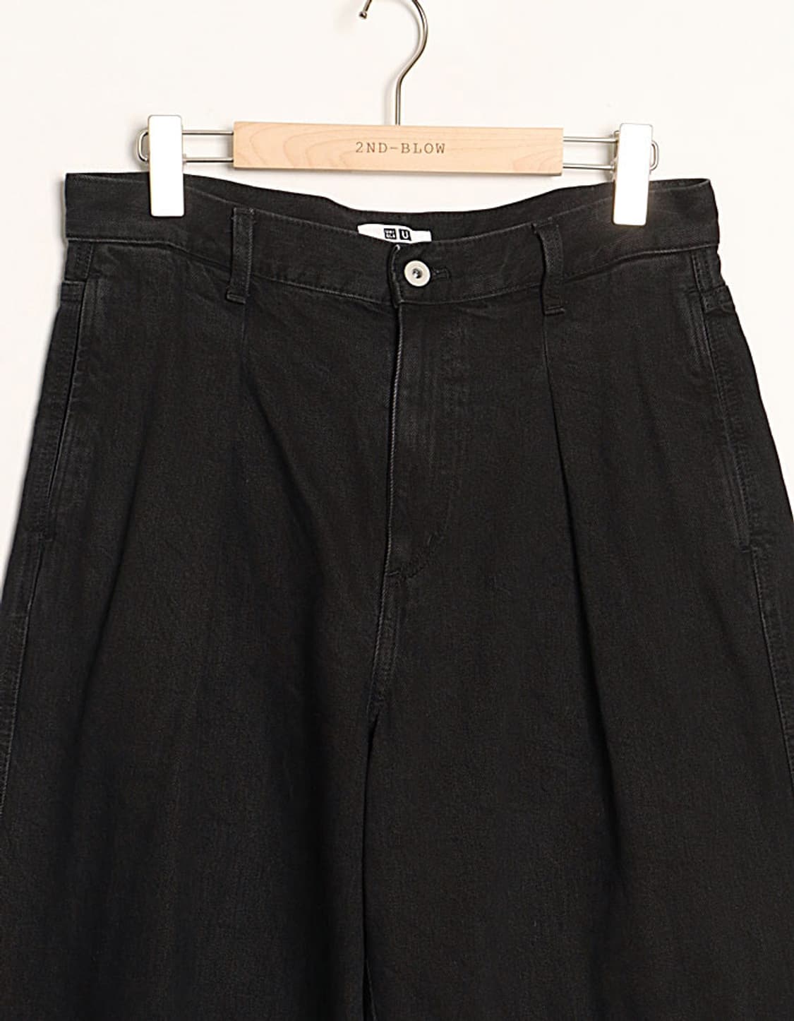 UNIQLO U Tuck Black Denim Pant (31) 상품이미지2