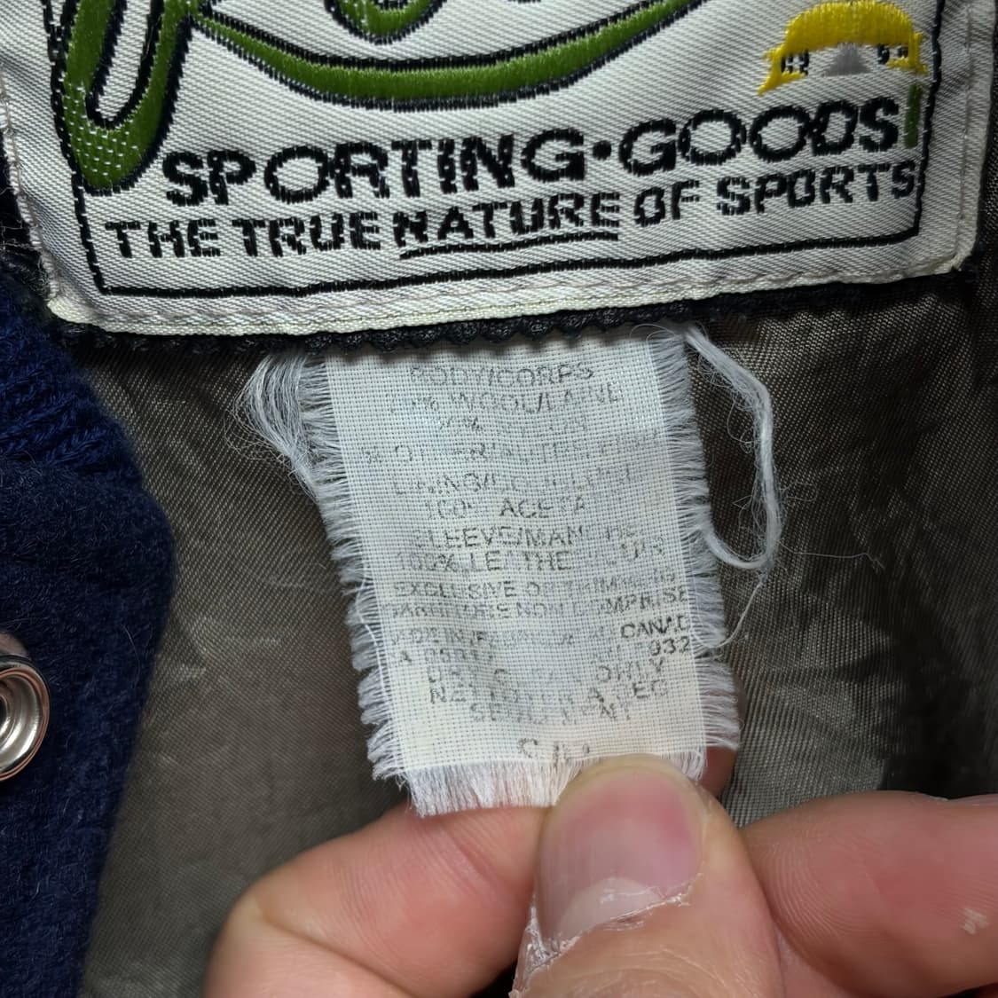 90S 루츠 캐나다 울 레더 바시티 상품이미지6