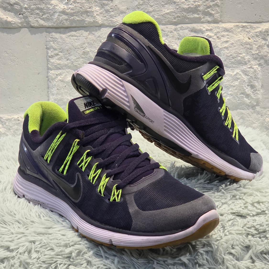 8q-28:나이키 루나글라이드 3 네이비라임 (25cm)금액25 상품이미지4