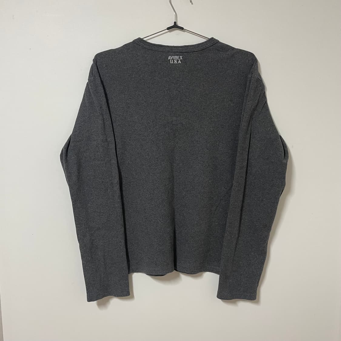 AVIREX GRAY KNIT LONG SLEEVE 상품이미지6