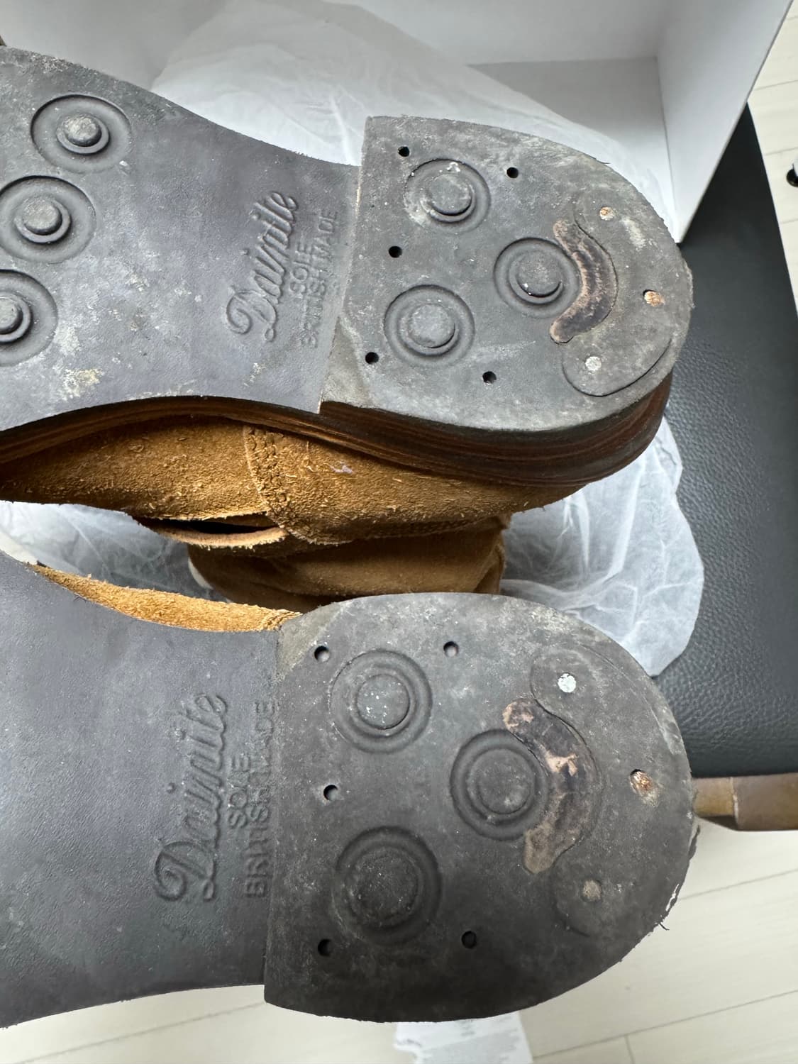 visvim 비즈빔 23ss t.w.o 투부츠 카멜 8사이즈 상품이미지7