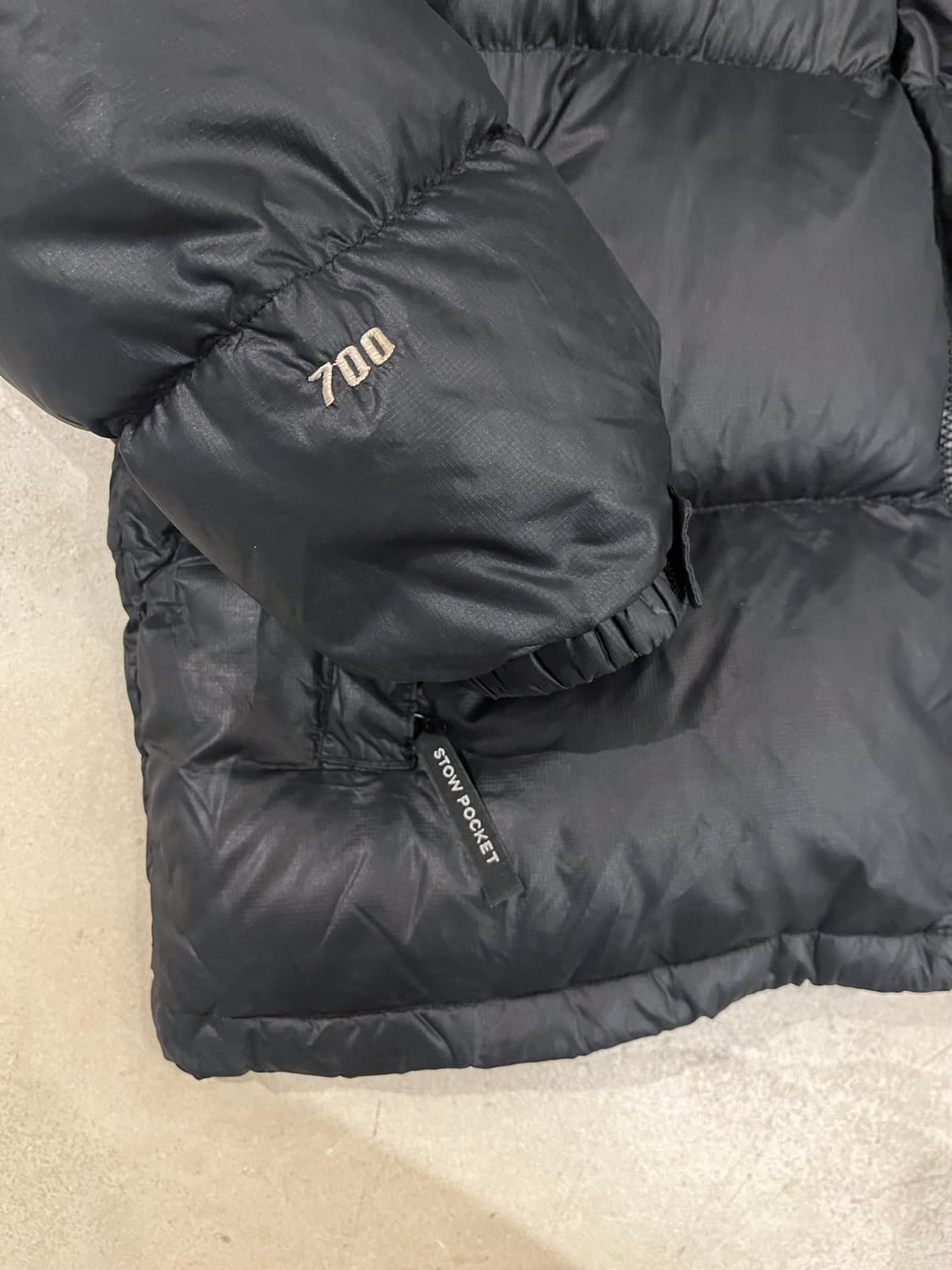 빈티지 노스페이스 눕시 700 블랙 상품이미지2