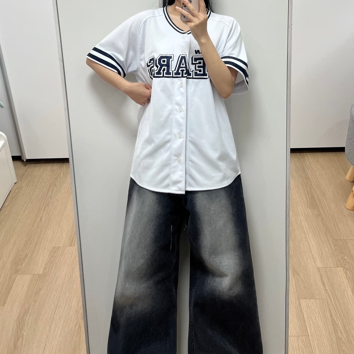 두산베어스 허경민 마킹 레트로 홈 유니폼 상품이미지1