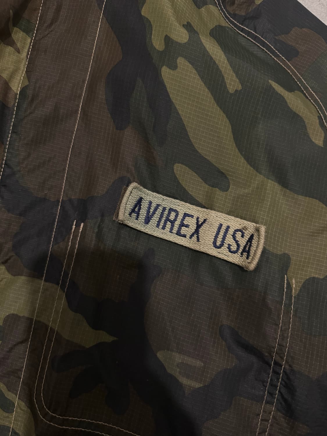 Avirex USA 카모 레인 자켓 상품이미지2