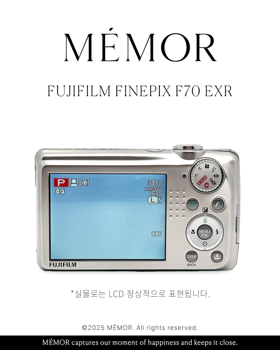 르세라핌채원, 아일릿원희사용✨FUJIFILM FINEPIX F70 EXR 상품이미지5