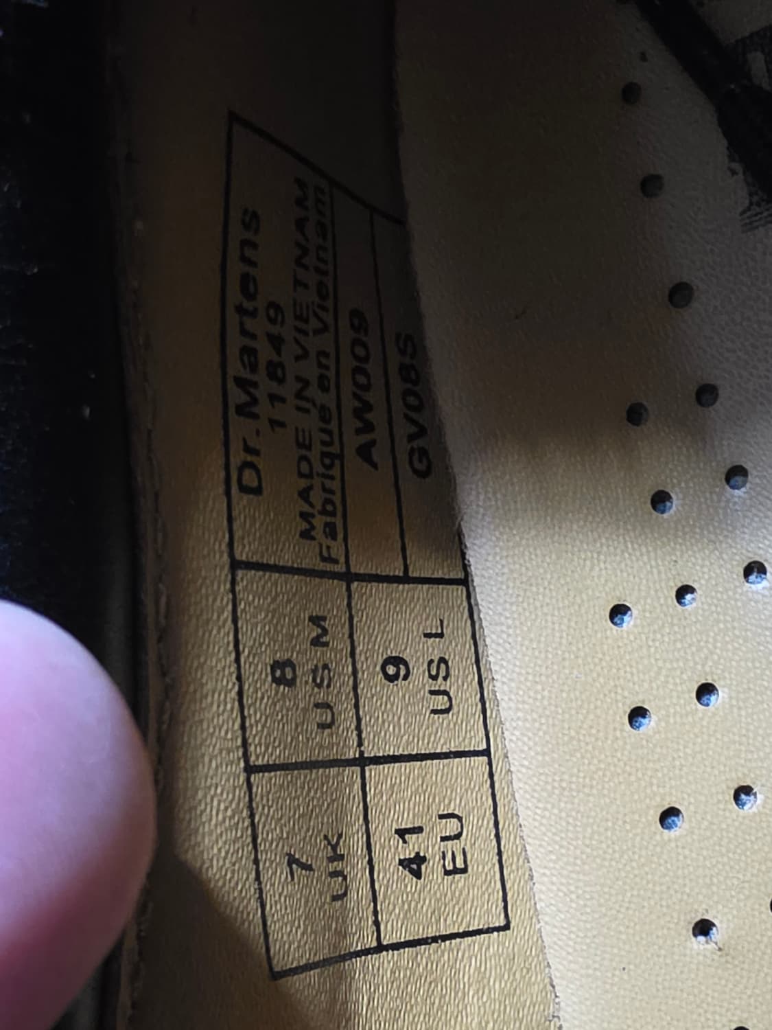 닥터마틴 1461 블랙 스무스 상품이미지6