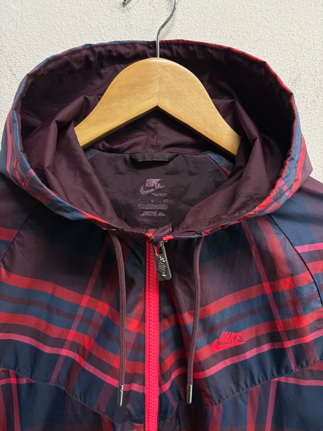 나이키 NIKE 체크 바람막이 80 상품이미지4