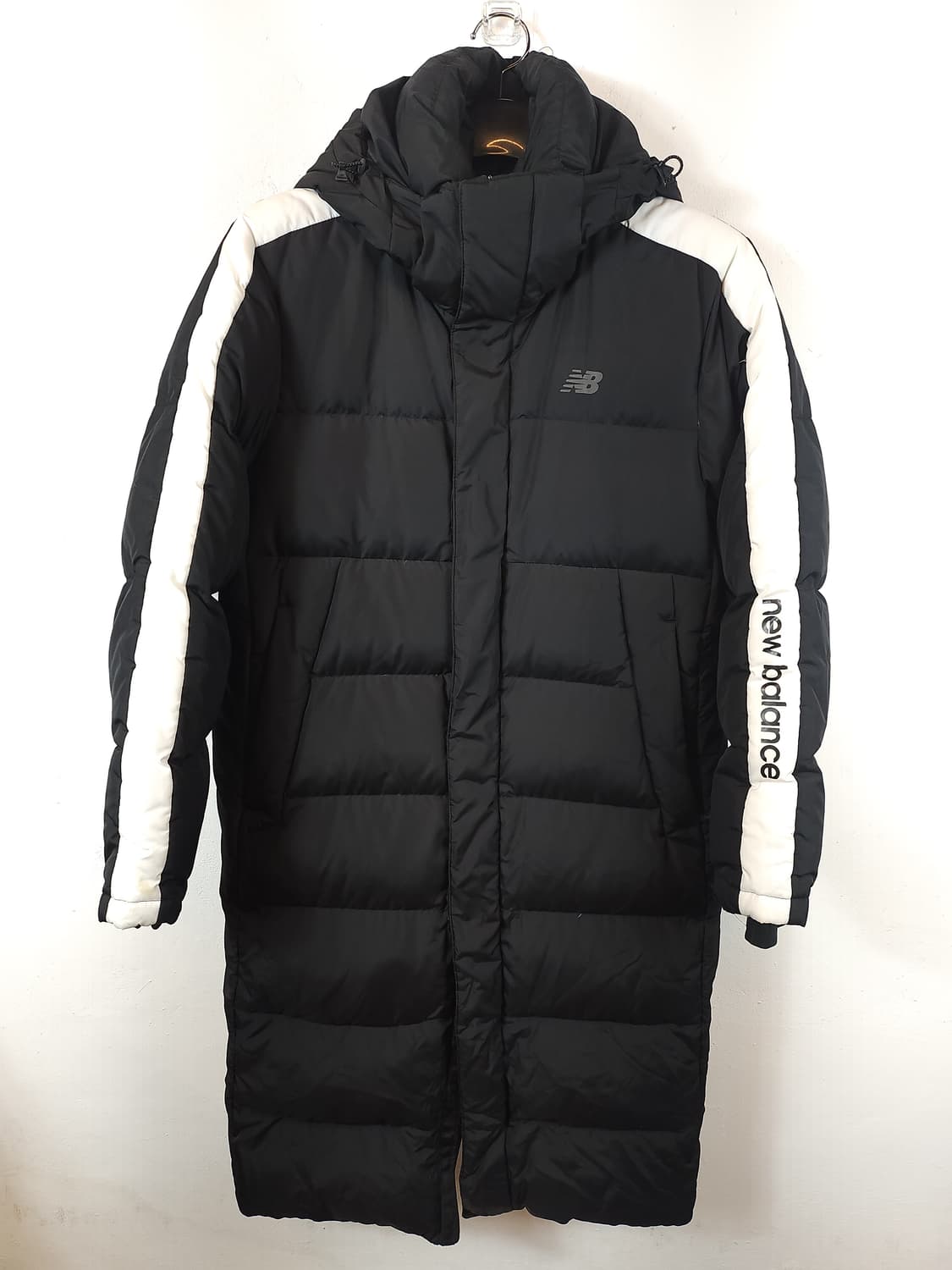 뉴발란스 다운롱패딩 블랙 100 L 상품이미지1