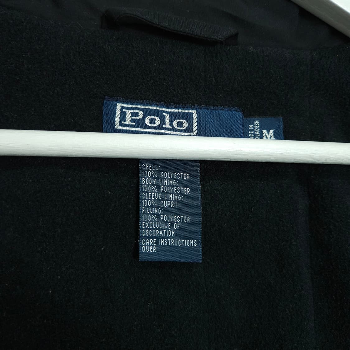 폴로 랄프 로렌 폴리쉘 페리 자켓 M 블랙 상품이미지6
