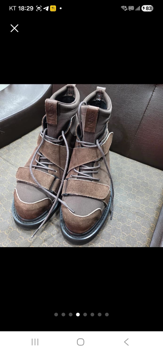 미하라야스히로 스웨이드 하이탑 상품이미지4