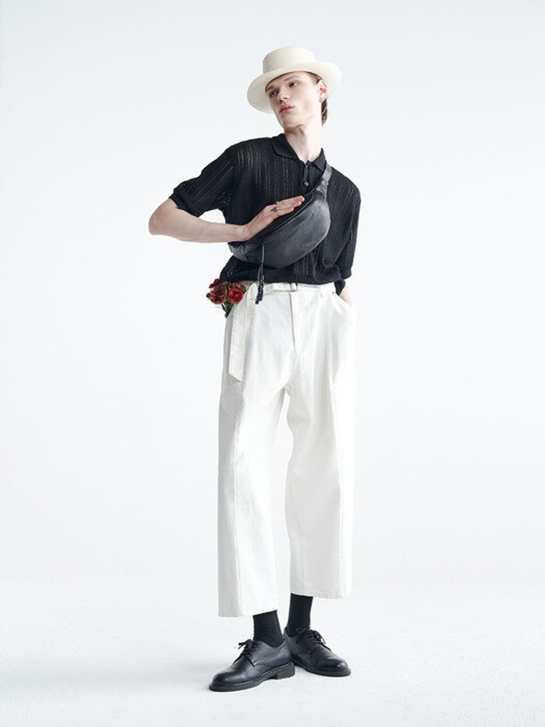 노이어 레더 럼백 블랙(양가죽) 상품이미지2